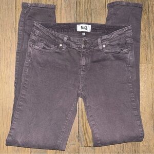 PAIGE Skyline Skinny Jeans Gray Women’s Size 29
